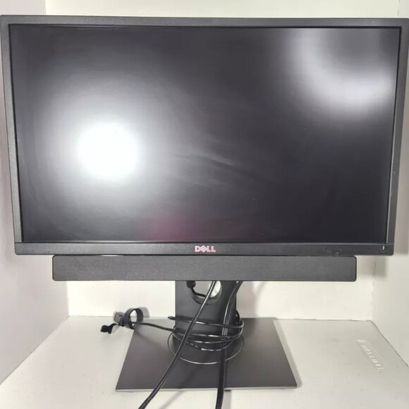 Dell Professional P2217H 22" IPS LED Monitor HDMI DP 1920 x 1080 Speaker Bar - Picture 2 of 11